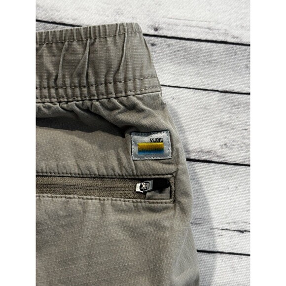 Vuori Mens Ripstop Trail Pant Sz M Khaki Active Zip Pocket Outdoor Casual W FLAW - Picture 16 of 16